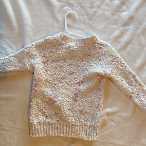 2T white sweater